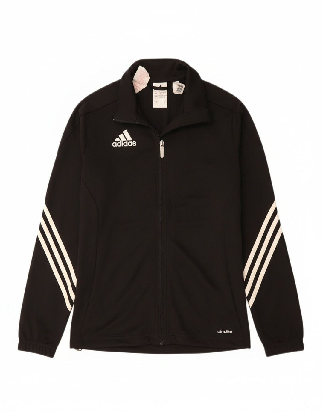Спортивный костюм Adidas Climalite для мальчиков, верхняя куртка 13-14 лет, черный полиэстер