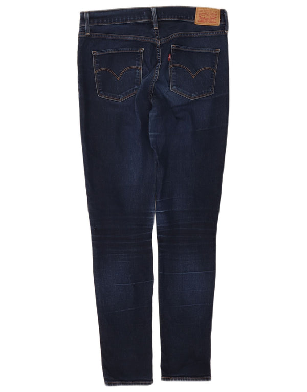 Женские джинсы скинни Levi's W29 L30, темно-синие, хлопок