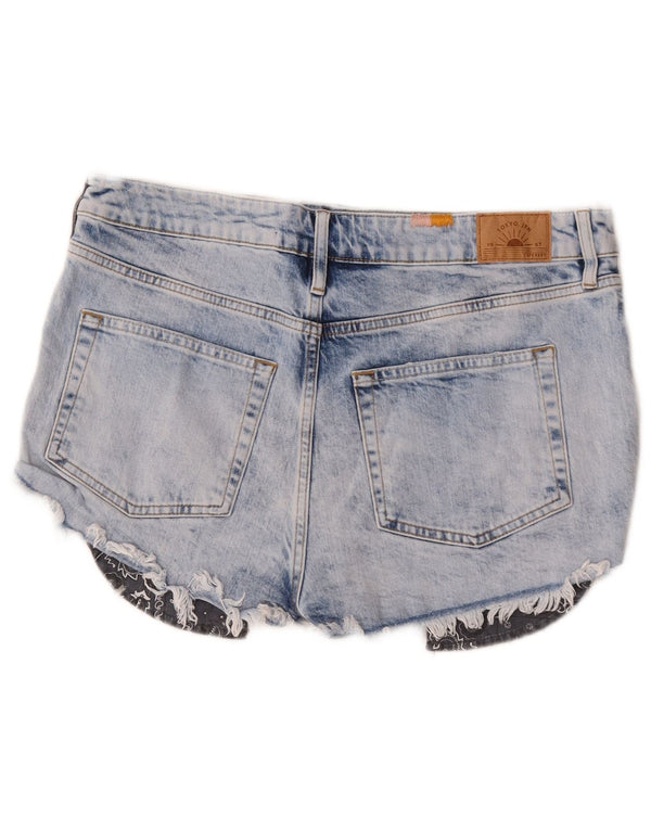 Женские джинсовые шорты Superdry W32, большие синие, хлопок