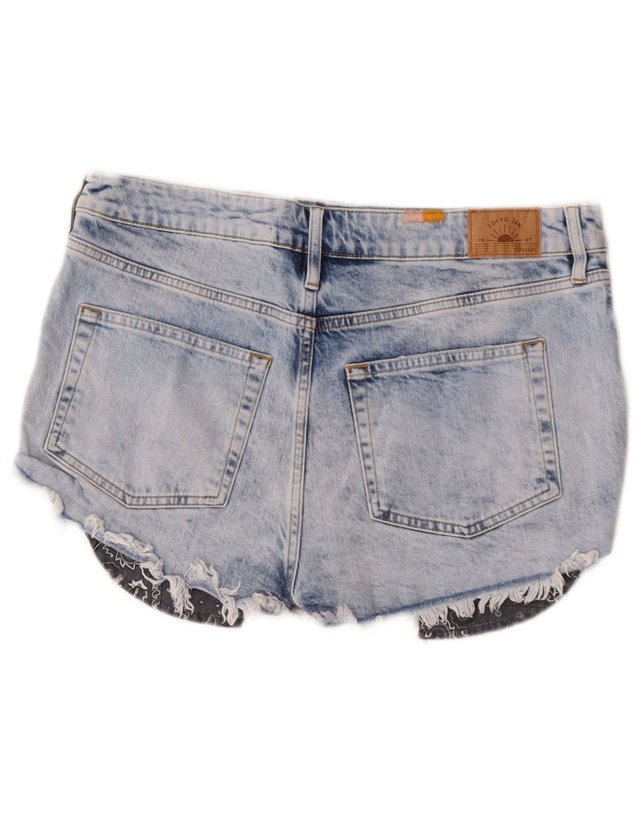 Женские джинсовые шорты Superdry W32, большие синие, хлопок