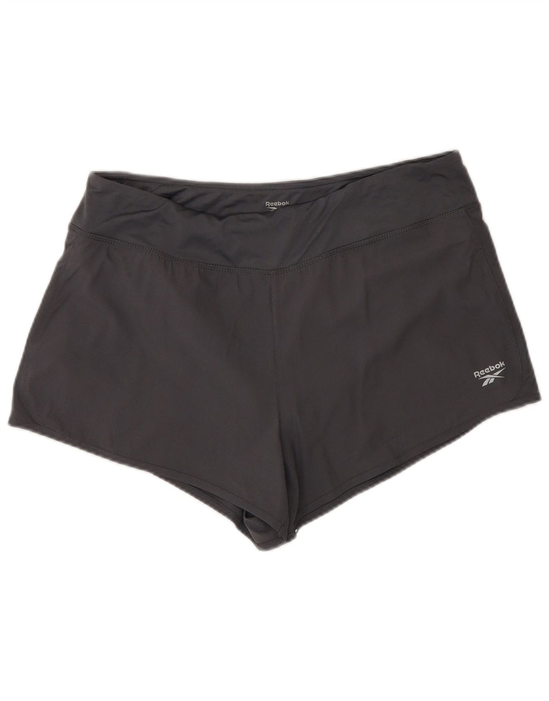 Женские спортивные шорты Reebok UK 16, большие серые, полиэстер