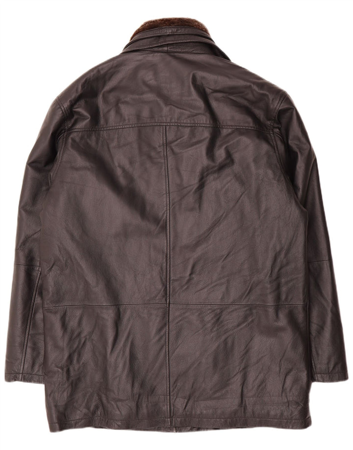 Куртка мужская кожаная JCC IT 54 2XL черная