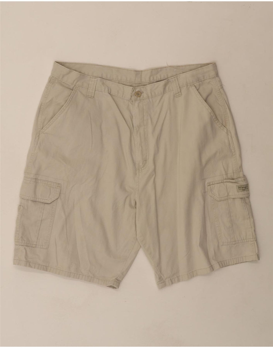 WRANGLER Mens Cargo Shorts W40 XL Beige Cotton Vintage Wrangler and Second-Hand Wrangler from Messina Hembry 