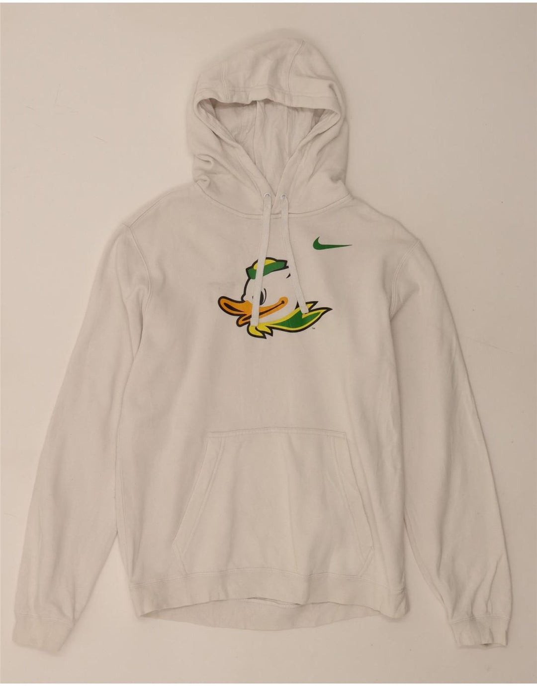 Мужской джемпер с капюшоном Nike с рисунком, средний белый хлопок, хлопок
