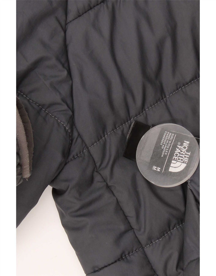 Двусторонняя куртка с капюшоном для девочек The North Face, 9–10 лет, средний черный цвет