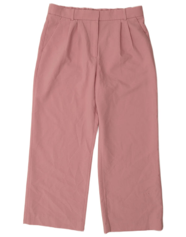 Женские брюки чинос Abercrombie & Fitch с высокой талией США 14 XL W32 L28 розовые