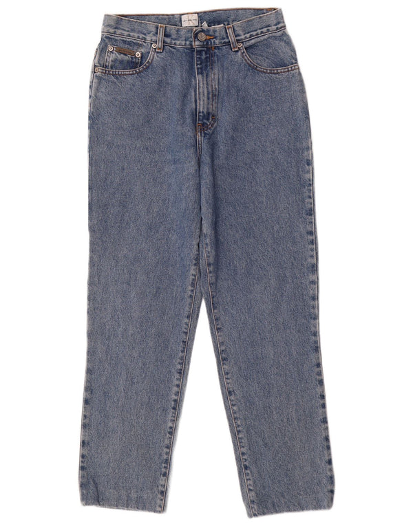 Женские зауженные джинсы CALVIN KLEIN США 10, большие размеры W28 L28, синий хлопок