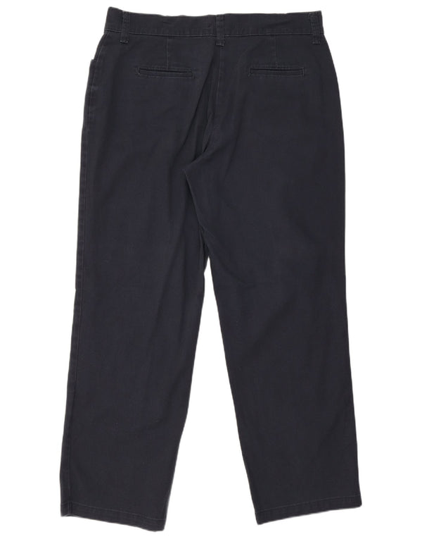 Женские повседневные брюки свободного покроя Lee, размер США 14, XL W34 L29, темно-синий, хлопок