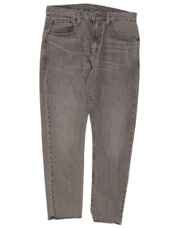 Мужские зауженные джинсы Levi's 512 W32 L28 серые, хлопок