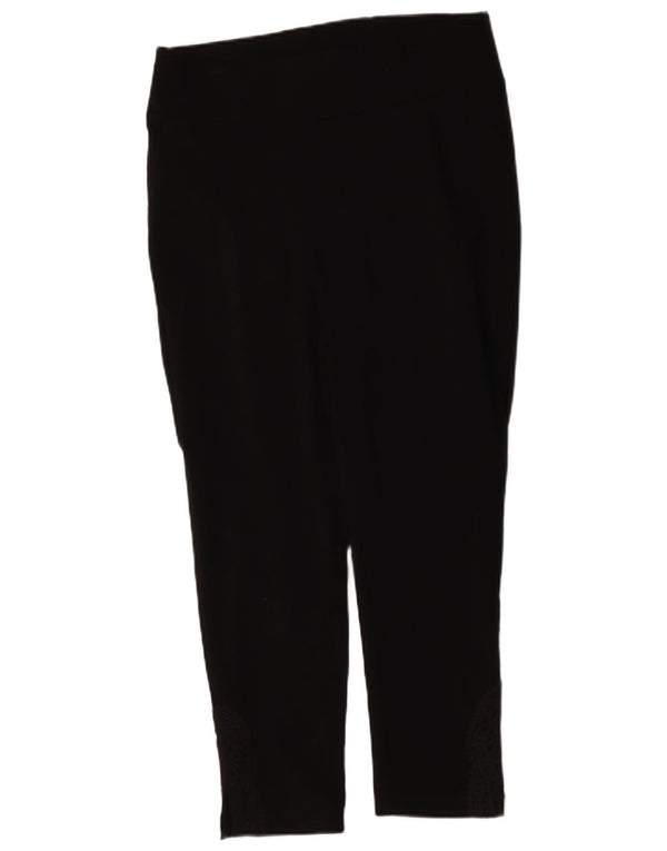 Женские укороченные брюки Marks & Spencer Autograph UK 16, большие W32 L25, черные