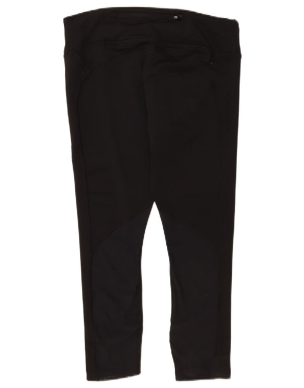 Nike Womens Leggings UK 16 Large  Black Polyester