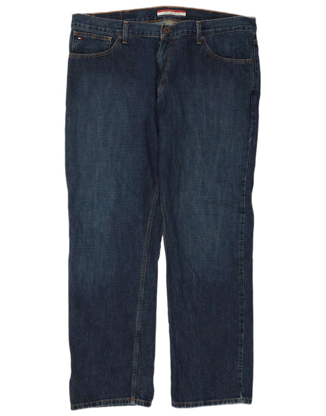 Мужские прямые джинсы Tommy Hilfiger W38 L30 темно-синие