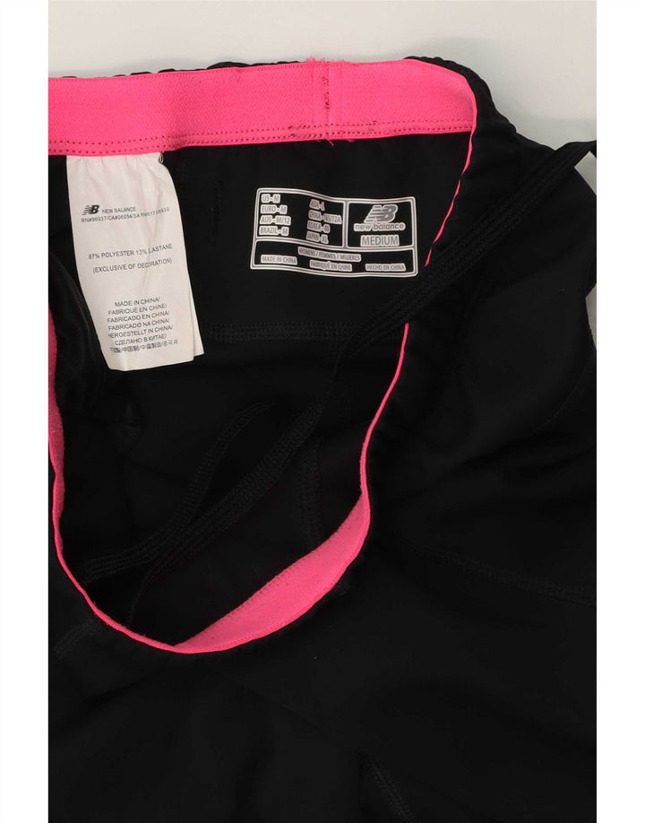Женские спортивные брюки-капри New Balance UK 12, средний черный полиэстер
