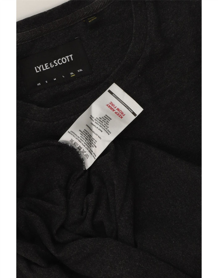 Мужская футболка Lyle & Scott Top XL, серый хлопок