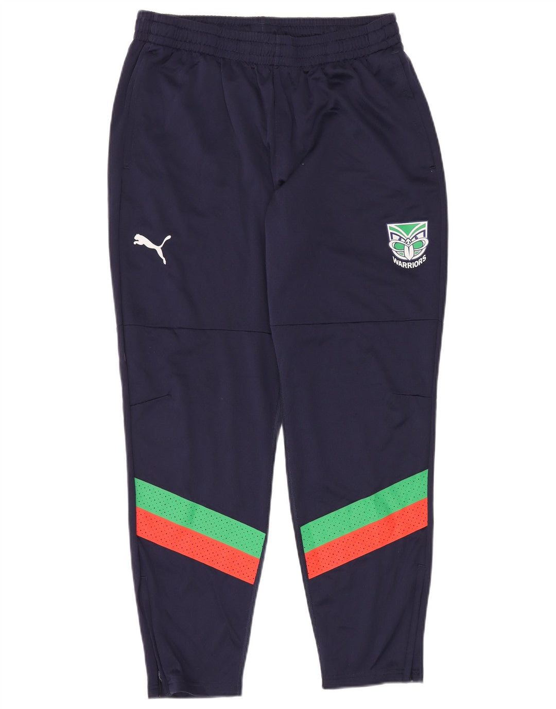 Мужские спортивные брюки PUMA Warriors XL, темно-синие, полиэстер с цветными блоками