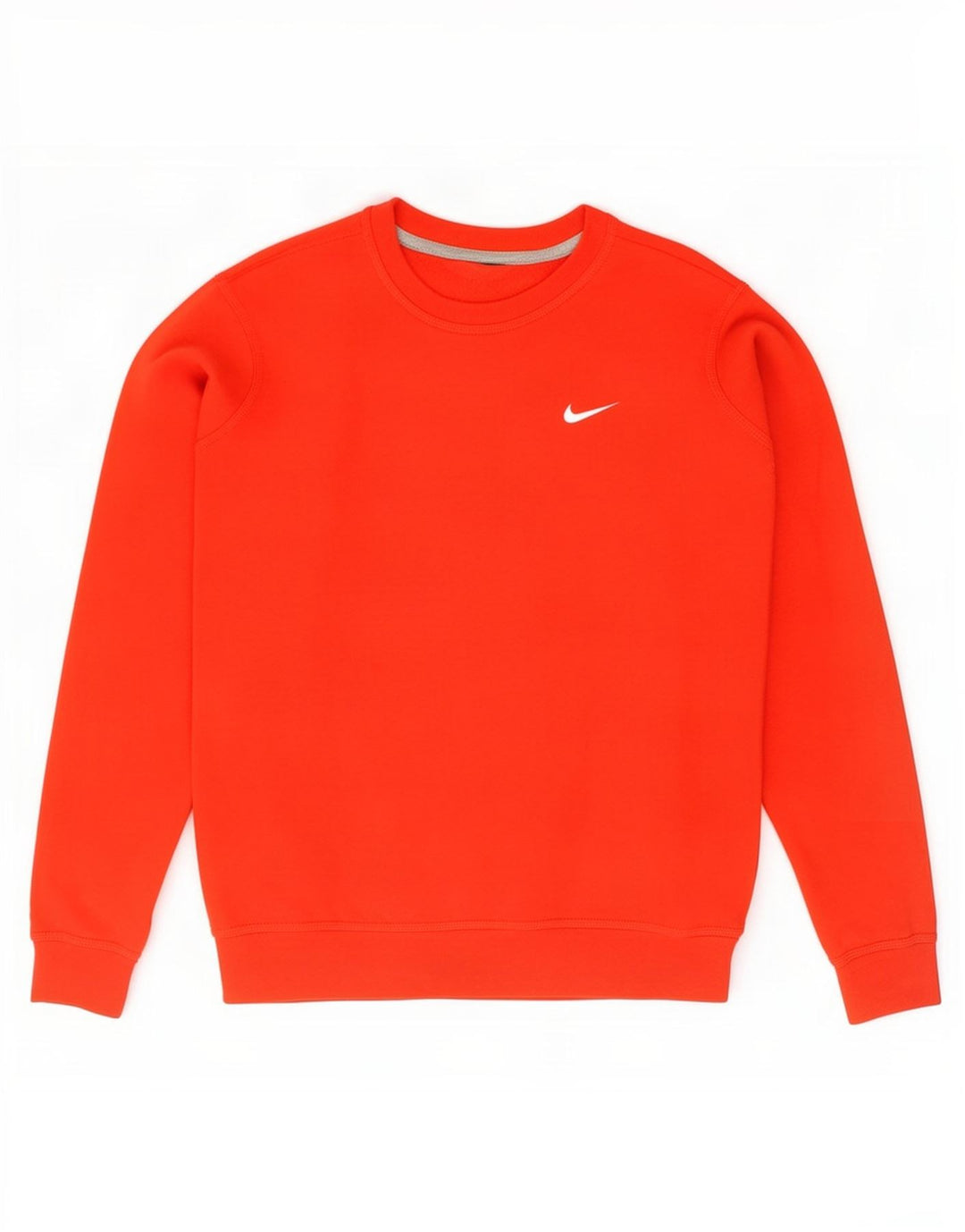 Мужской свитер Nike, хлопковый джемпер среднего красного цвета