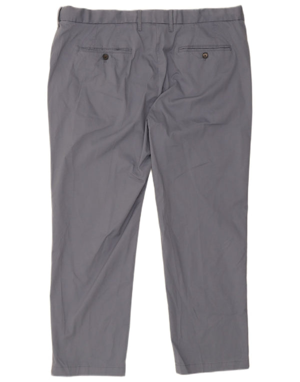 Мужские брюки-чиносы Marks & Spencer стандартного кроя W42 L29, серый хлопок