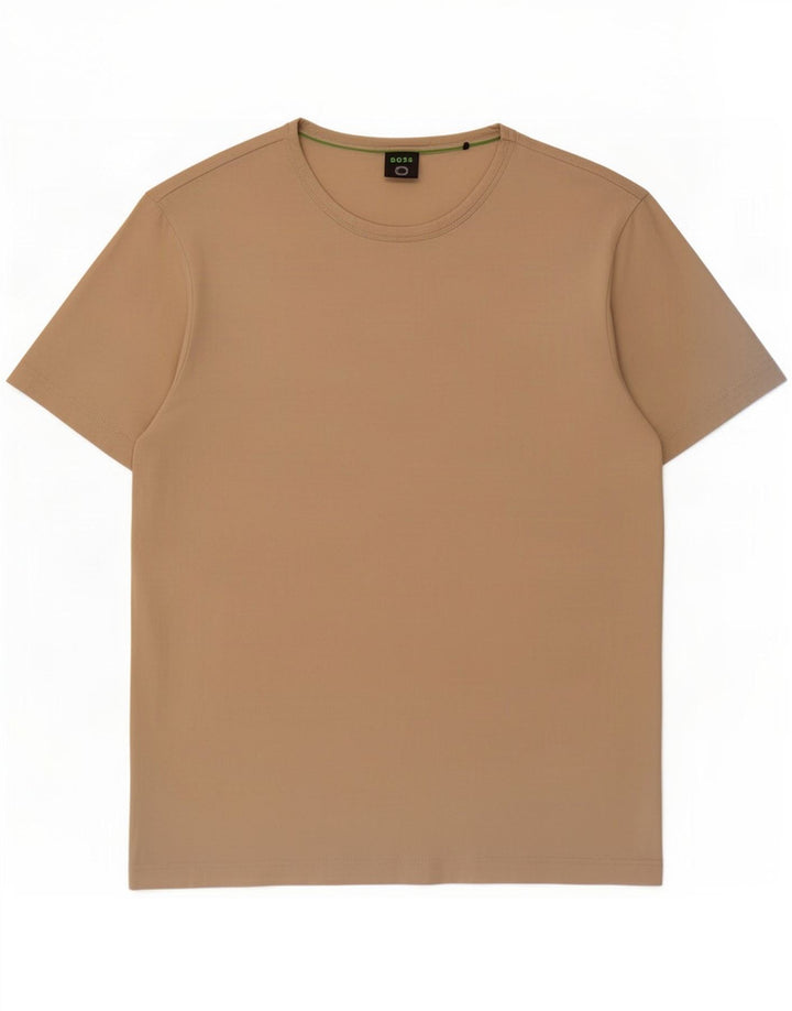 Мужская футболка Hugo Boss Top Medium Бежевый Хлопок