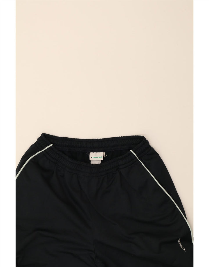DIADORA Mens Tracksuit Trousers IT 50 Medium  Navy Blue Polyester Vintage Diadora and Second-Hand Diadora from Messina Hembry 