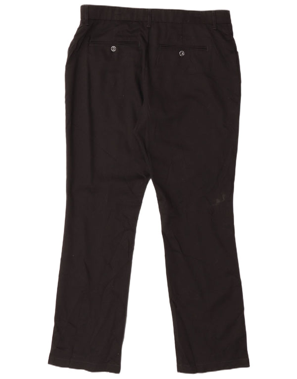 Женские прямые повседневные брюки Lee Total Freedom, США 14, XL, W34, L31, черные