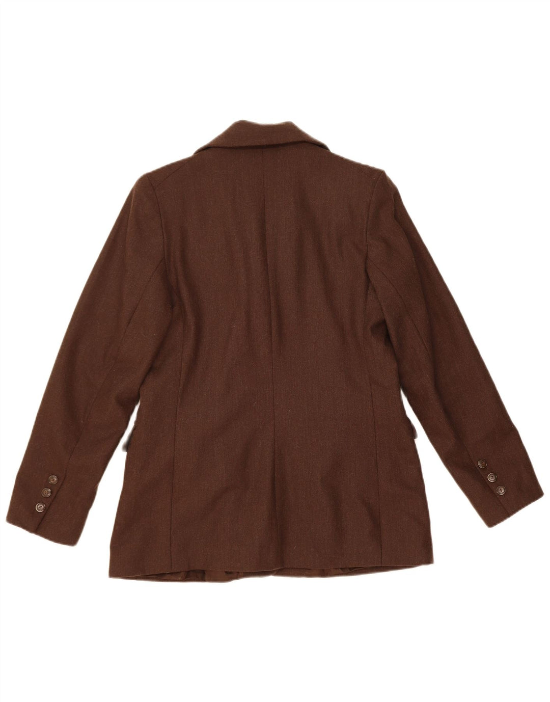 DANIEL HECHTER Womens 3 Button Blazer Jacket UK 14 Medium Brown