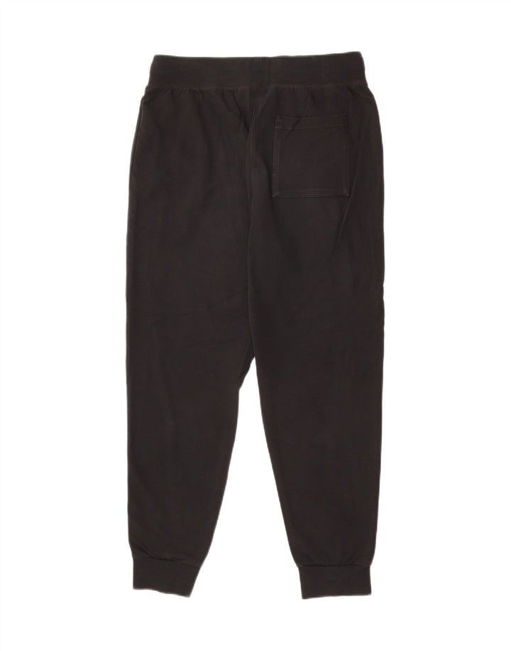 CONVERSE Womens Tracksuit Trousers Joggers UK 14  Medium  Black Cotton Vintage Converse and Second-Hand Converse from Messina Hembry 
