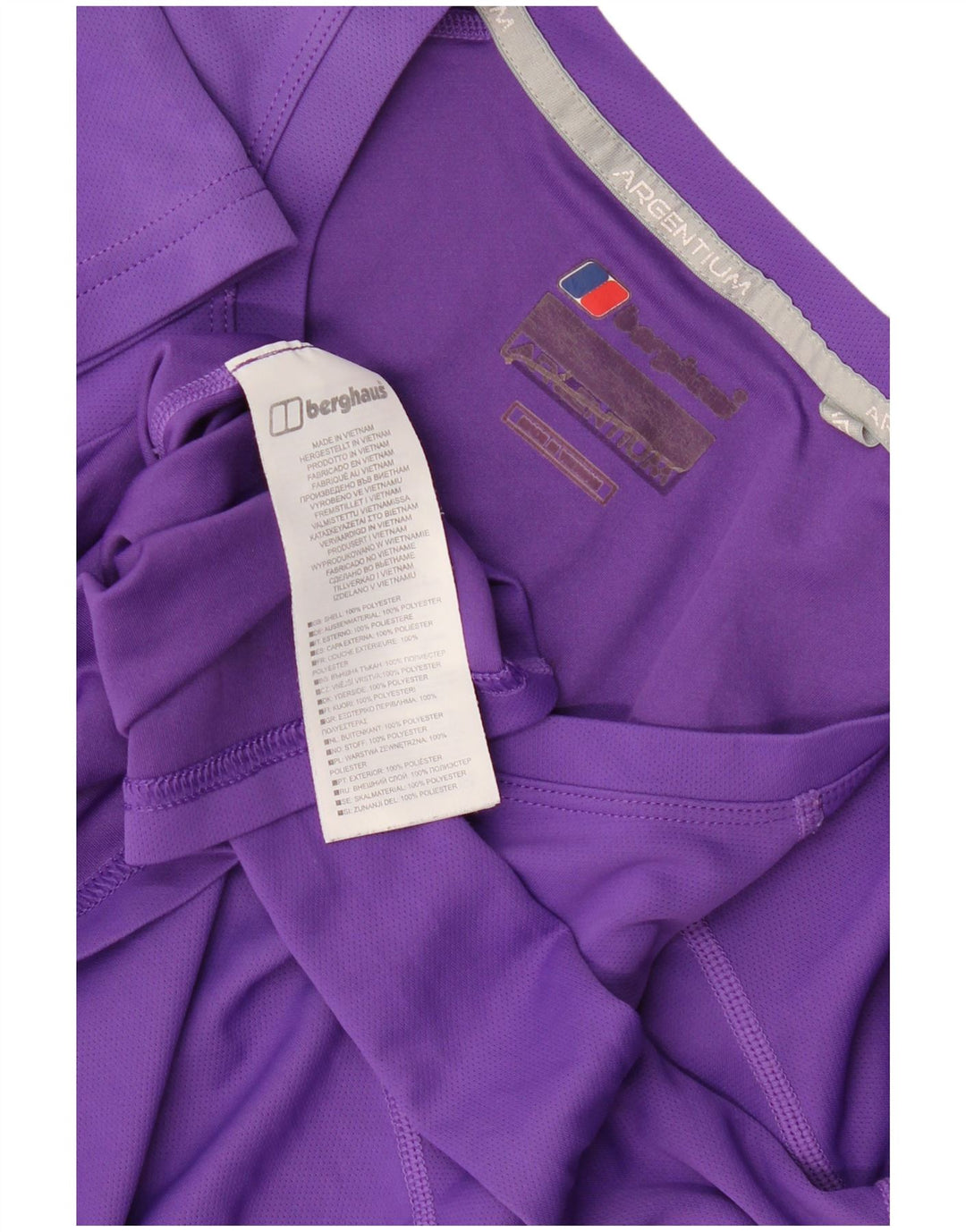 Berghaus Женская футболка из полиэстера большого размера фиолетового цвета