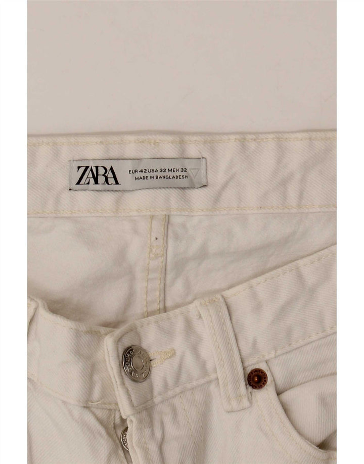 Мужские укороченные узкие джинсы Zara EU 42, большие W32 L26, белые