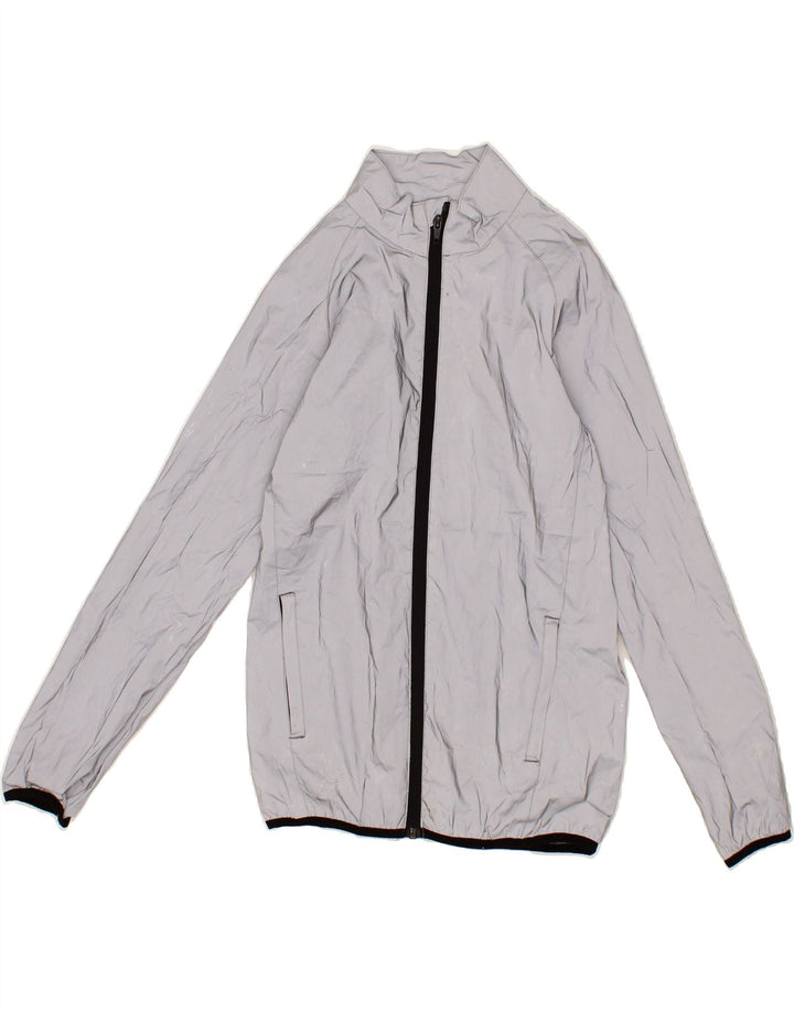 MOUNTAIN WAREHOUSE Boys Rain Jacket 12-13 Years Grey Polyester Vintage Mountain Warehouse and Second-Hand Mountain Warehouse from Messina Hembry 