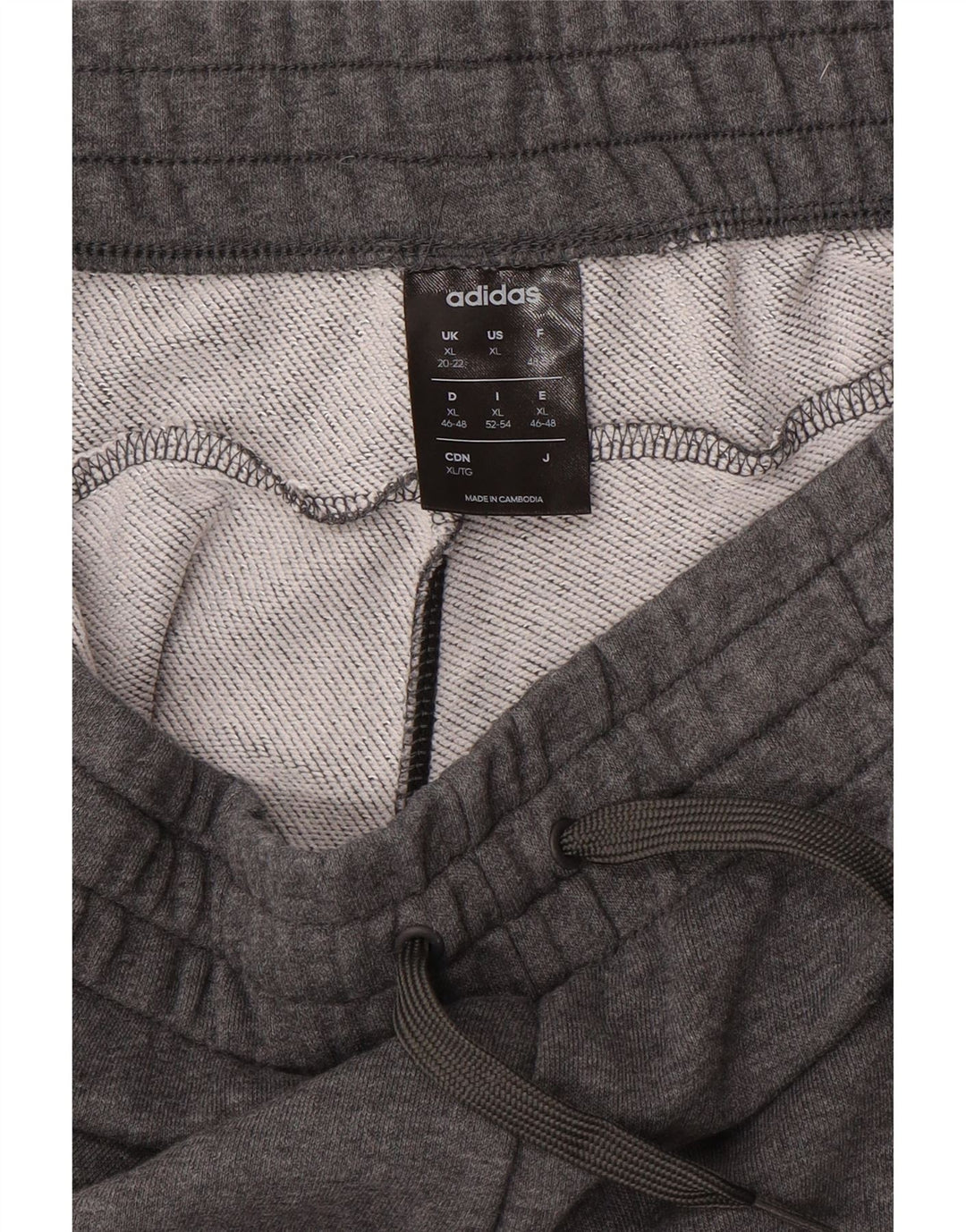 Женские спортивные шорты-бермуды с рисунком ADIDAS UK 20/22 XL Серые