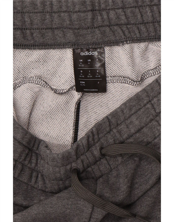 Женские спортивные шорты-бермуды с рисунком ADIDAS UK 20/22 XL Серые