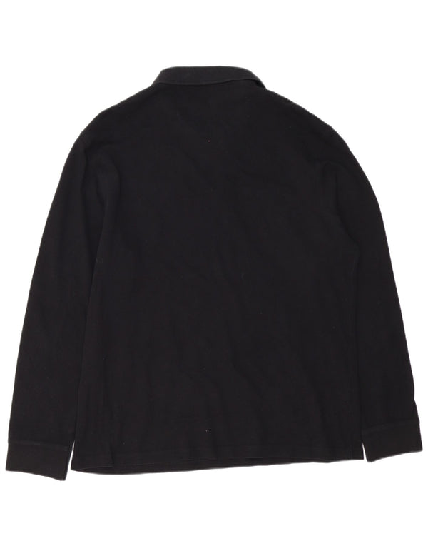 Мужская рубашка поло BARBOUR с длинным рукавом 2XL, черный хлопок