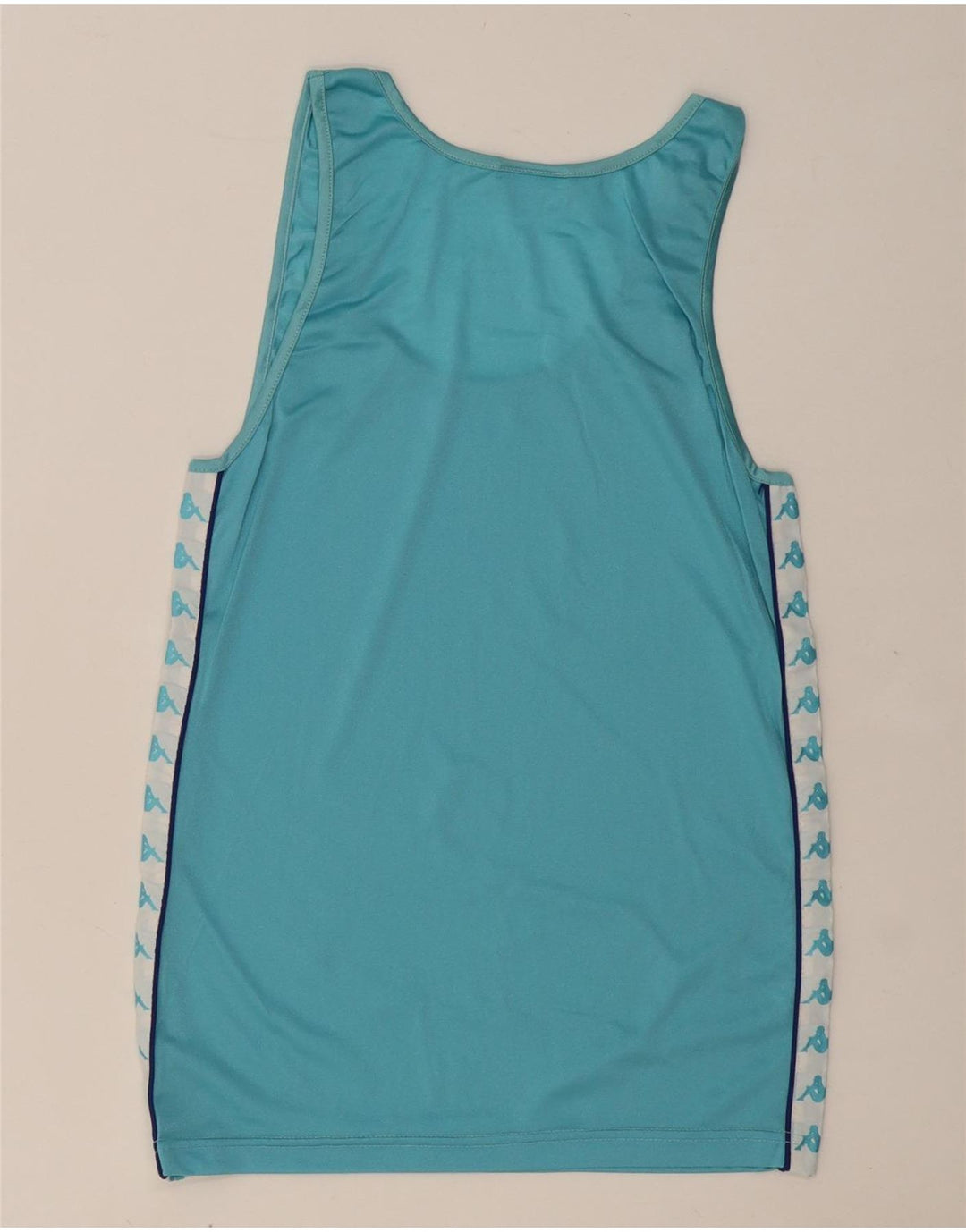 Мужской жилет с рисунком KAPPA IT 46, маленький синий, полиамид с цветными блоками