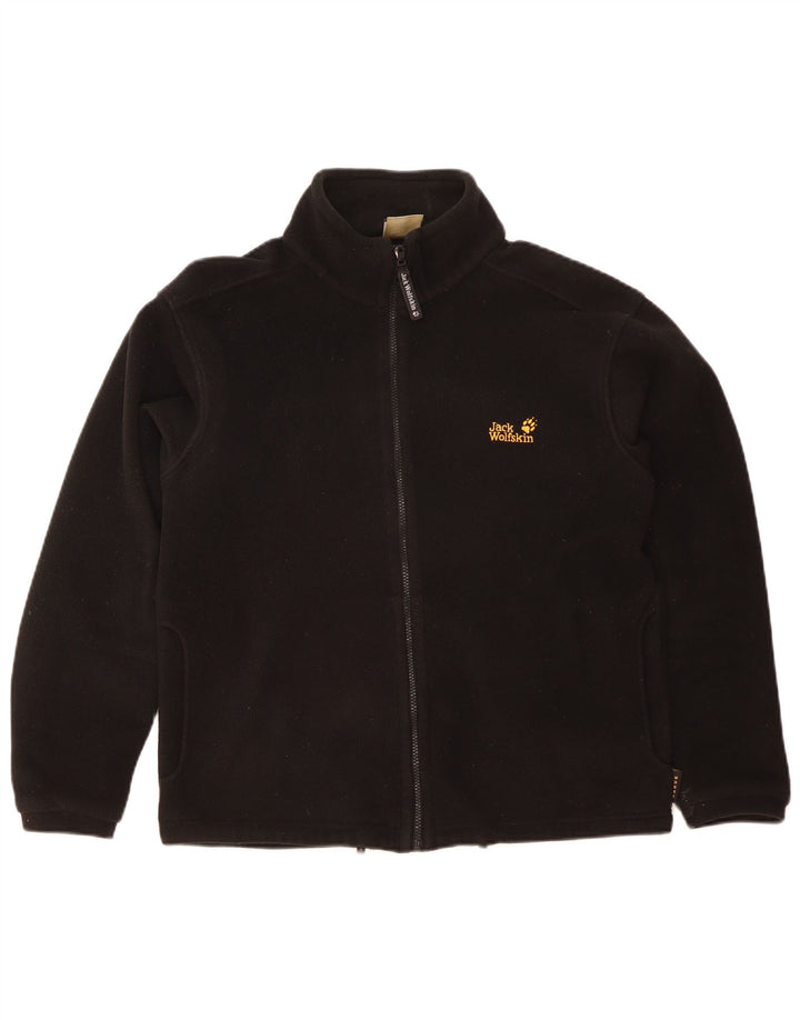Мужская флисовая куртка Jack Wolfskin UK 36/38, средний черный полиэстер