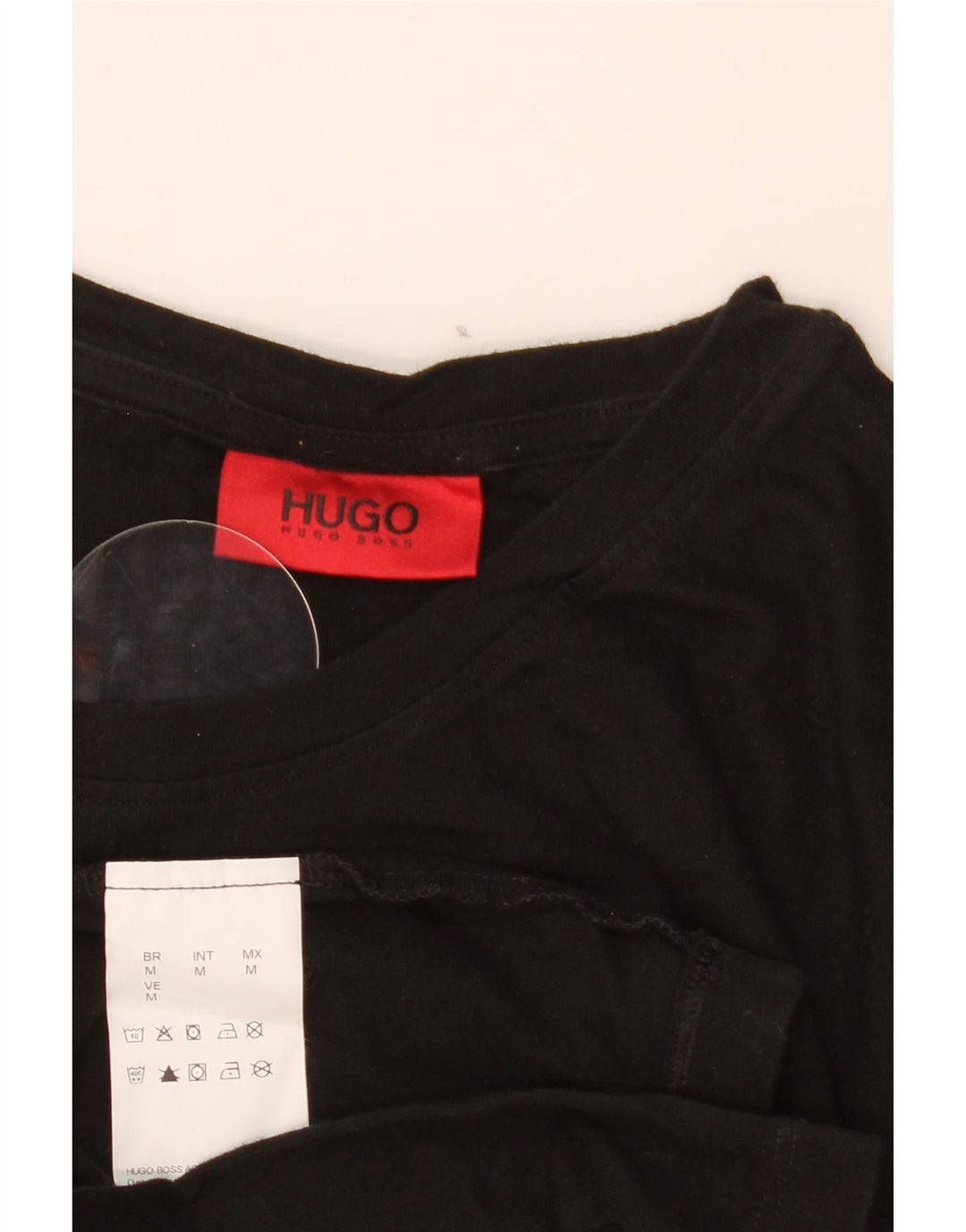 Мужская футболка Hugo Boss Top Medium Black Cotton