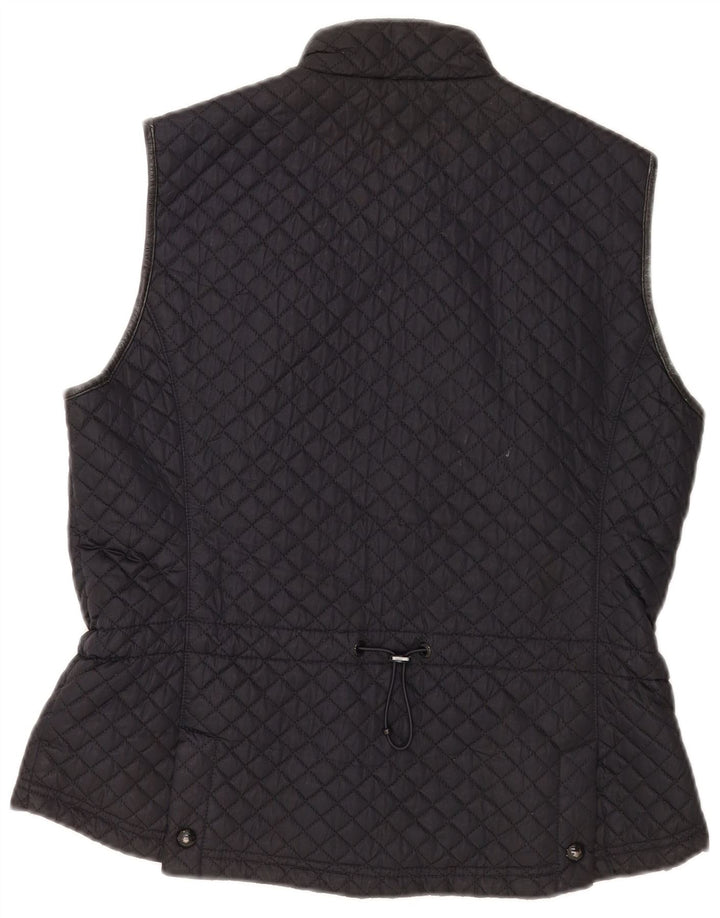 Женский стеганый жилет Massimo Dutti UK 18 XL, черный полиэстер