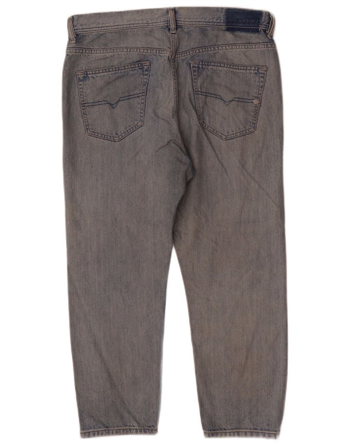 Мужские укороченные джинсы Diesel W32 L24 синие, хлопок