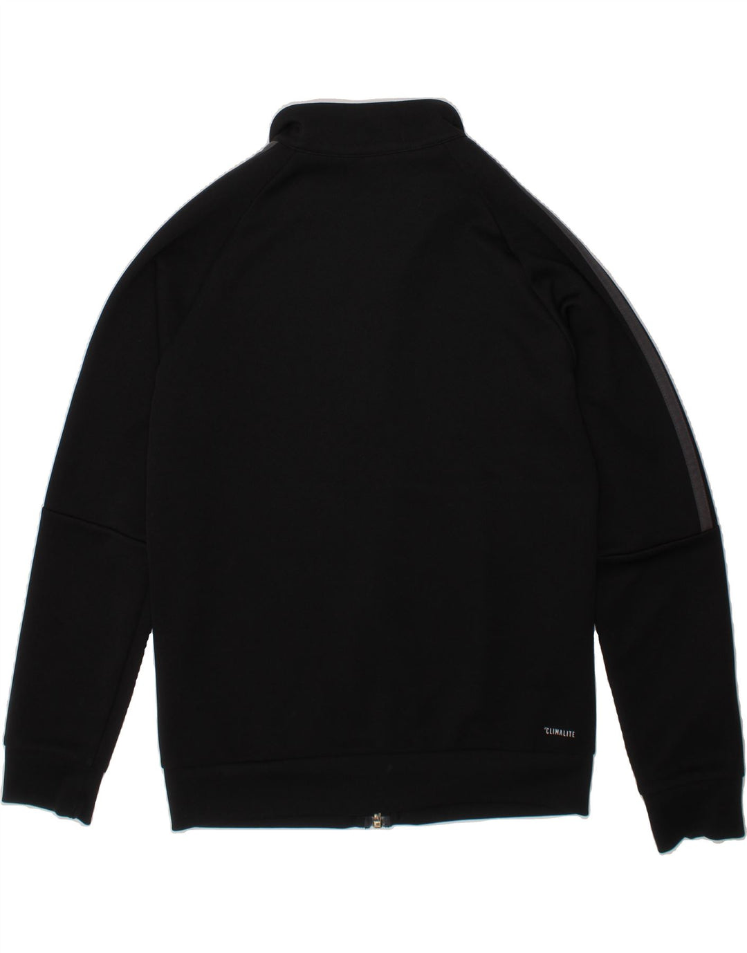 ADIDAS Boys Climalite Tracksuit Top Jacket 9-10 Years Black Polyester Vintage Adidas and Second-Hand Adidas from Messina Hembry 