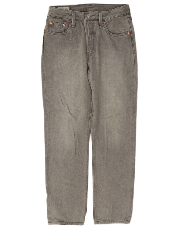 Женские прямые джинсы Levi's 501 W25 L28, серый хлопок