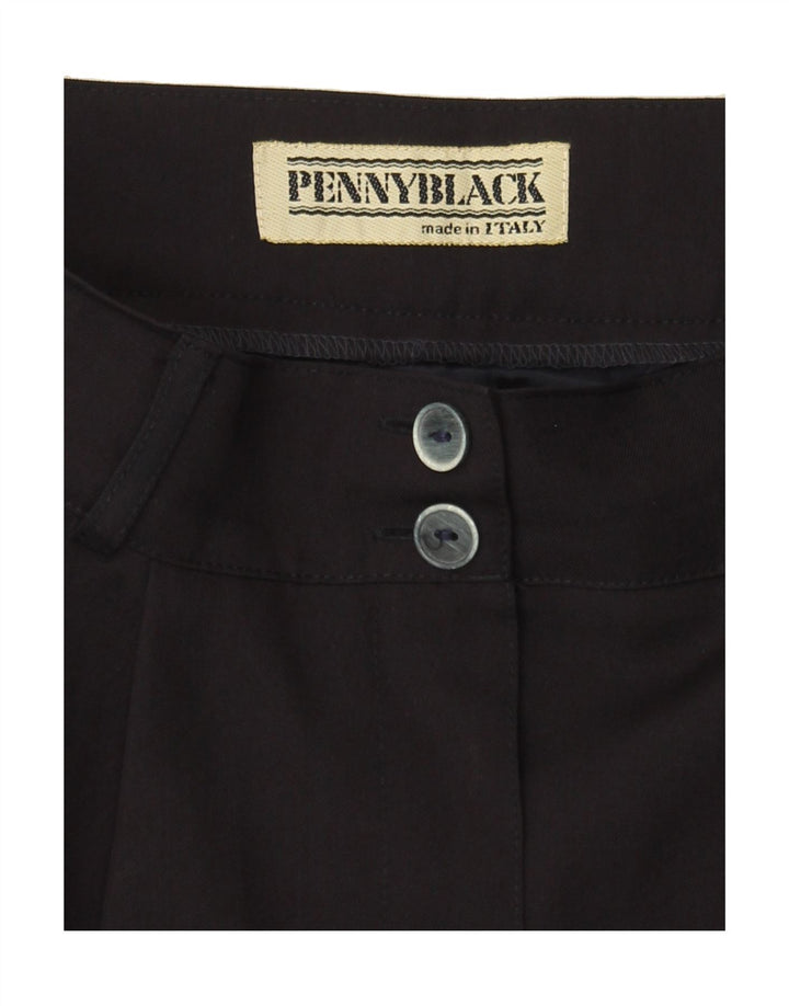 PENNY BLACK Womens Midi Skirt W28 Medium Navy Blue Vintage Penny Black and Second-Hand Penny Black from Messina Hembry 