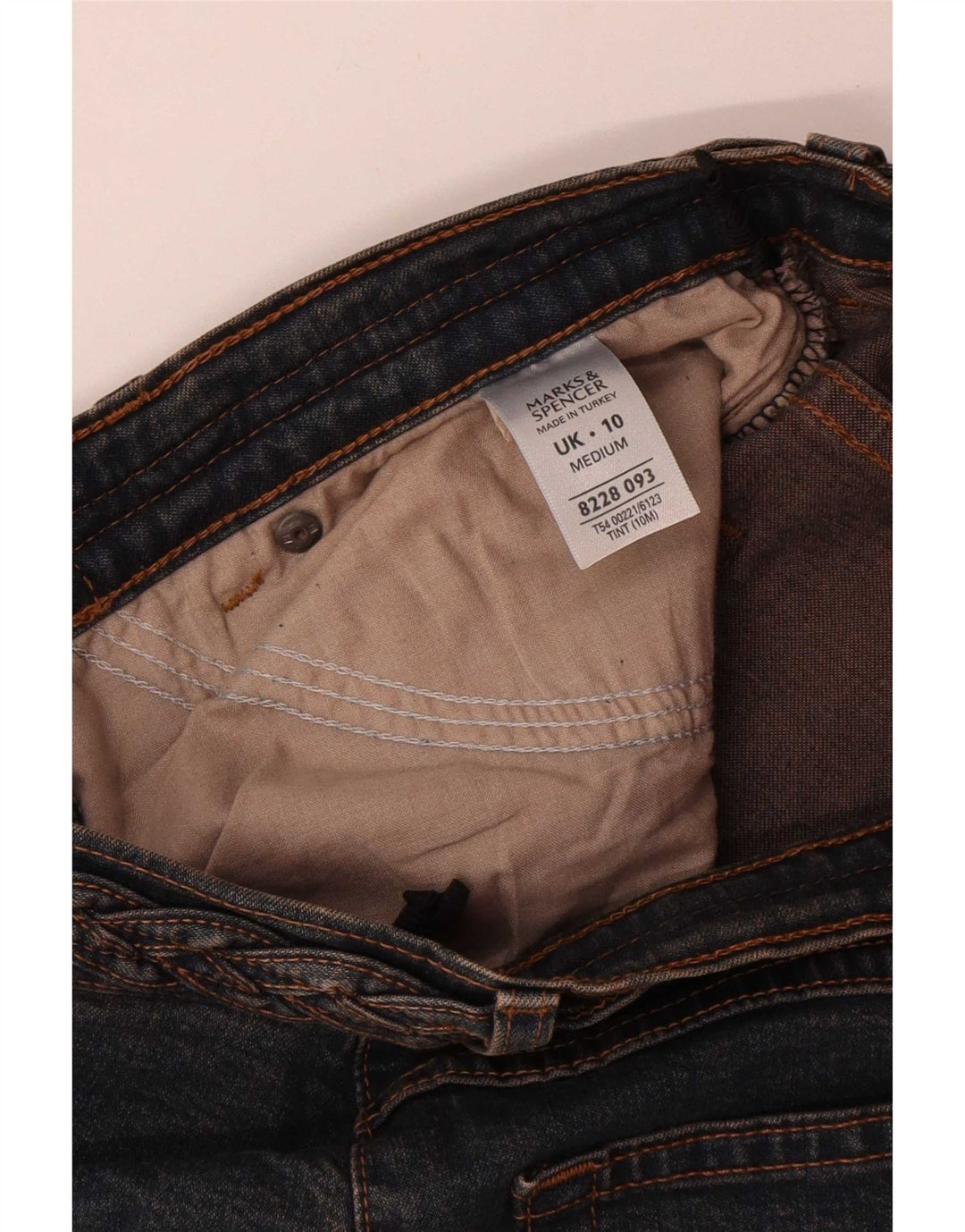 Женские джинсы Bootcut Marks & Spencer UK 10, маленькие W28 L30, темно-синие