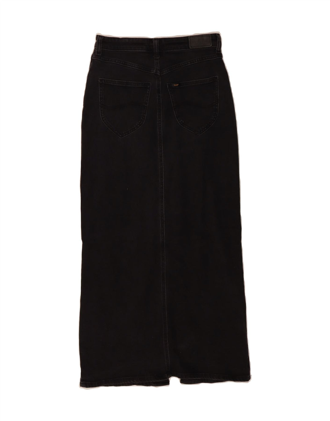 LEE Womens Denim Skirt  W28 Medium Black Cotton Vintage Lee and Second-Hand Lee from Messina Hembry 