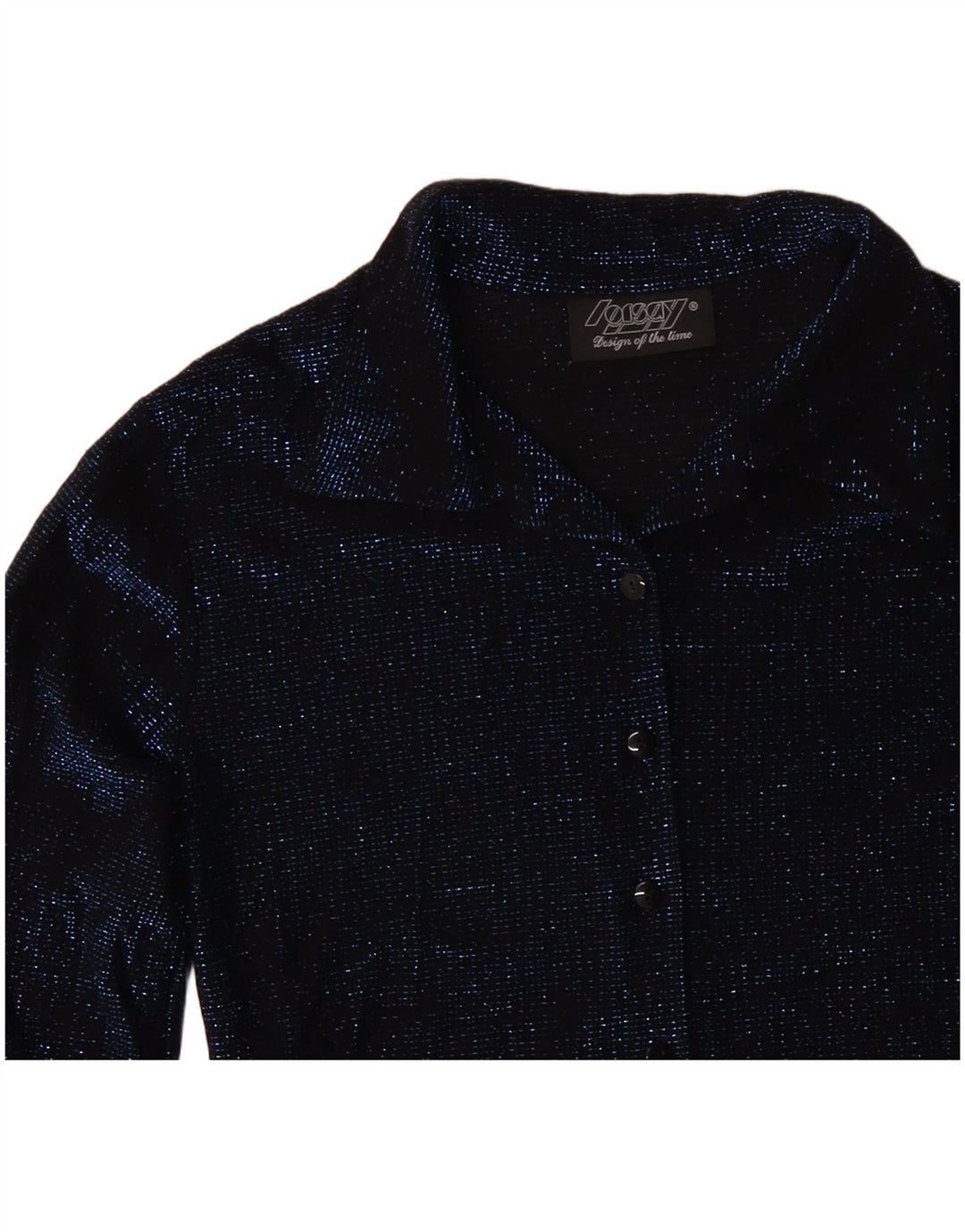 Женская блузка-рубашка ORSAY UK 8, маленькая, темно-синяя, с крапинками, эластан