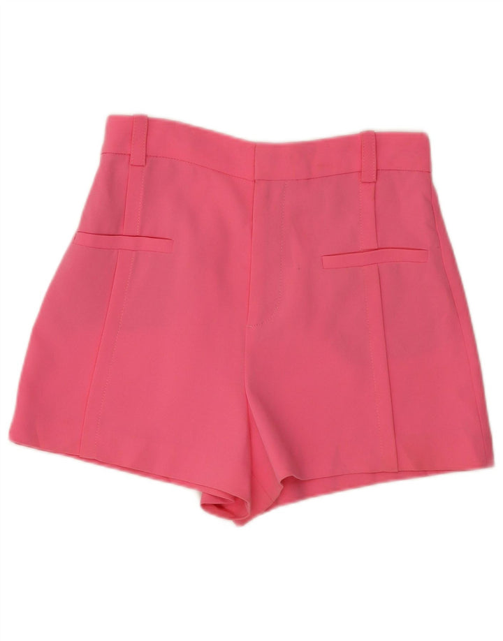 Женские повседневные шорты Zara Medium W28, розовые из полиэстера