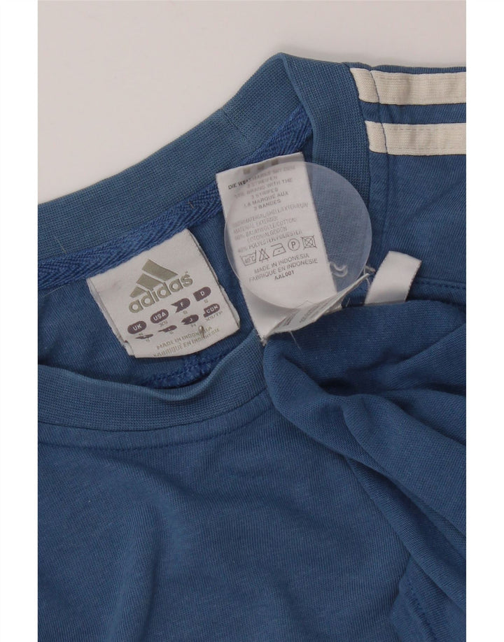 Мужская футболка Adidas Top Small Blue Cotton
