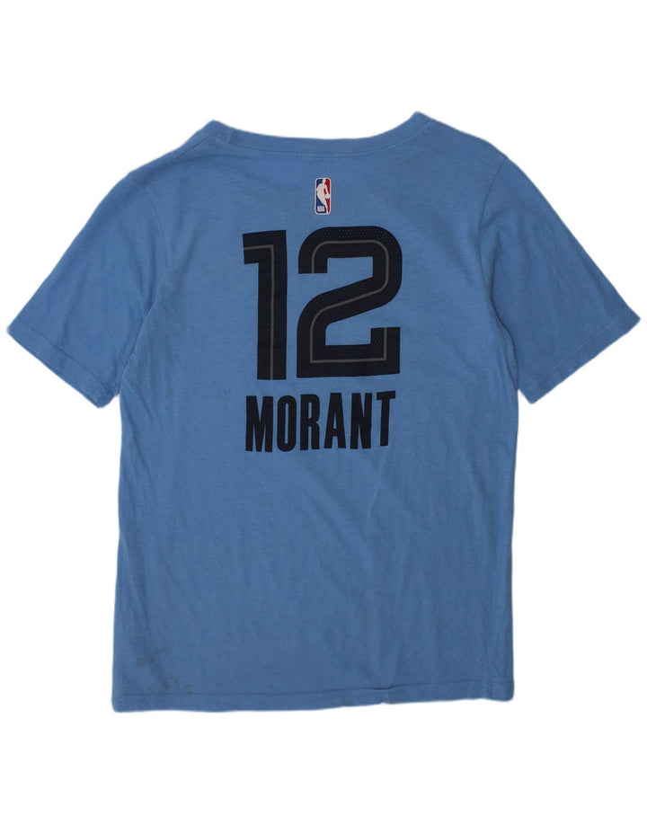 Футболка с рисунком NIKE для мальчиков «Мемфис Гриззлис», топ, 10–11 лет, средний синий цвет