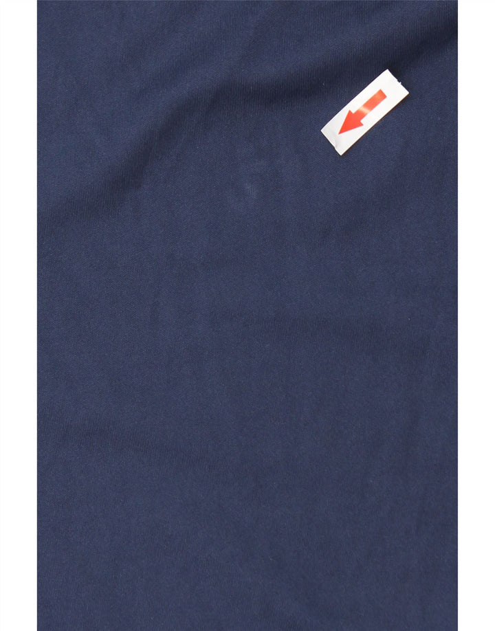 Мужской топ Nike Dri Fit с длинным рукавом, средний темно-синий