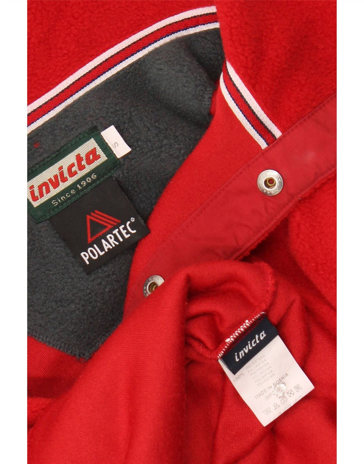 Мужской флисовый джемпер Invicta Polartec, маленький красный, полиэстер, спортивный