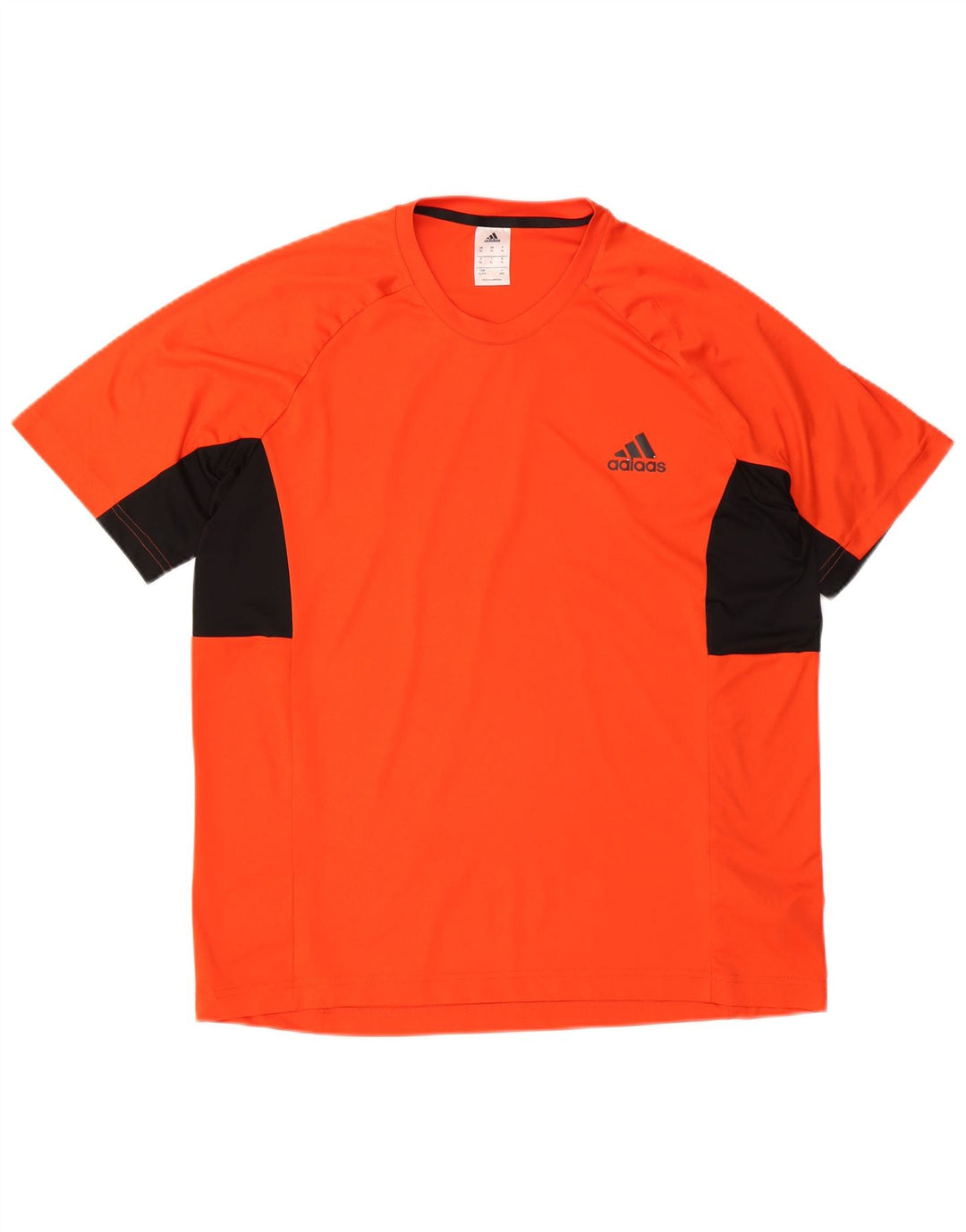 Мужской спортивный костюм Adidas Climalite Top XL Оранжевый полиэстер с цветными блоками
