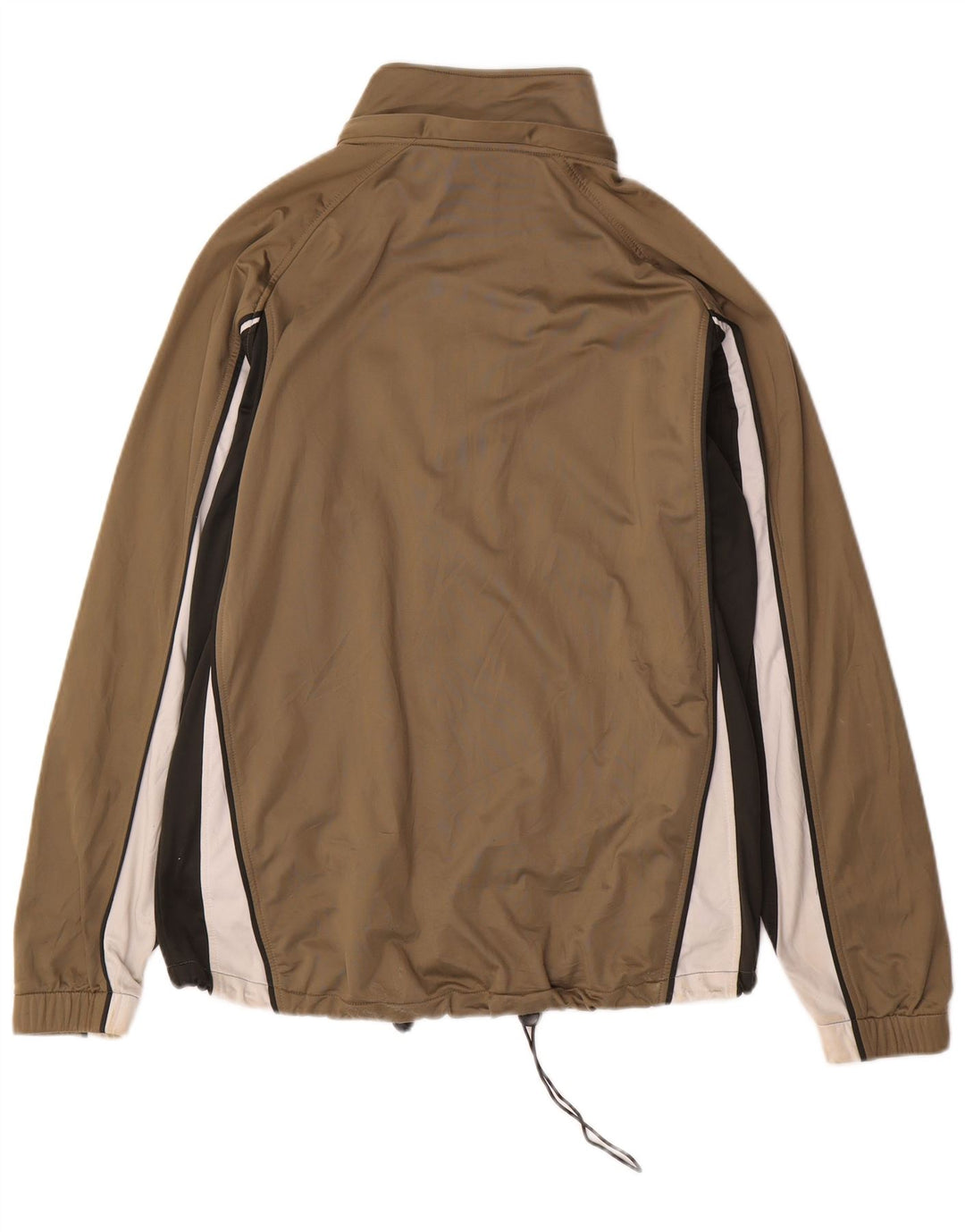 Мужской спортивный костюм Asics, верхняя куртка, средний цвет хаки, полиэстер с цветными блоками